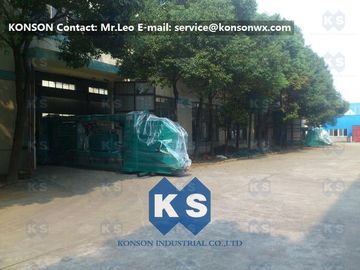 PVC Coated 4.3m Galfan Gabion Wire Mesh Machine / Hexagonal Wire Netting Machine